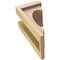Ekena Millwork 5"W x 5"D x 10"H Wide Emerson Rough Cedar Woodgrain TimberThane Corbel, Primed Tan CORUR05X05X10EMRRCPR - alternate 6
